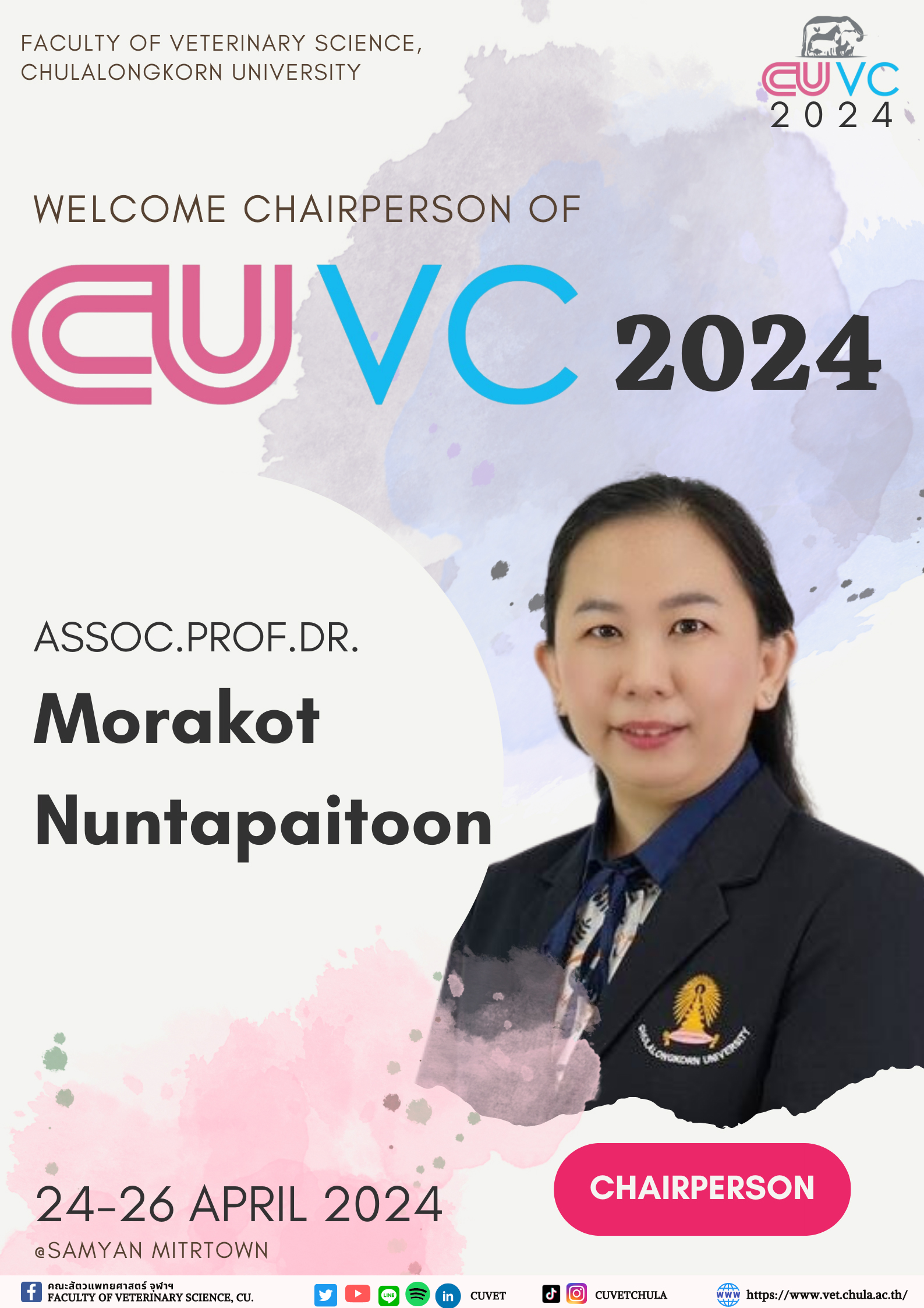 WELCOME CHAIRPERSON OF CUVC2024 welcome-chairperson-of-cuvc2024