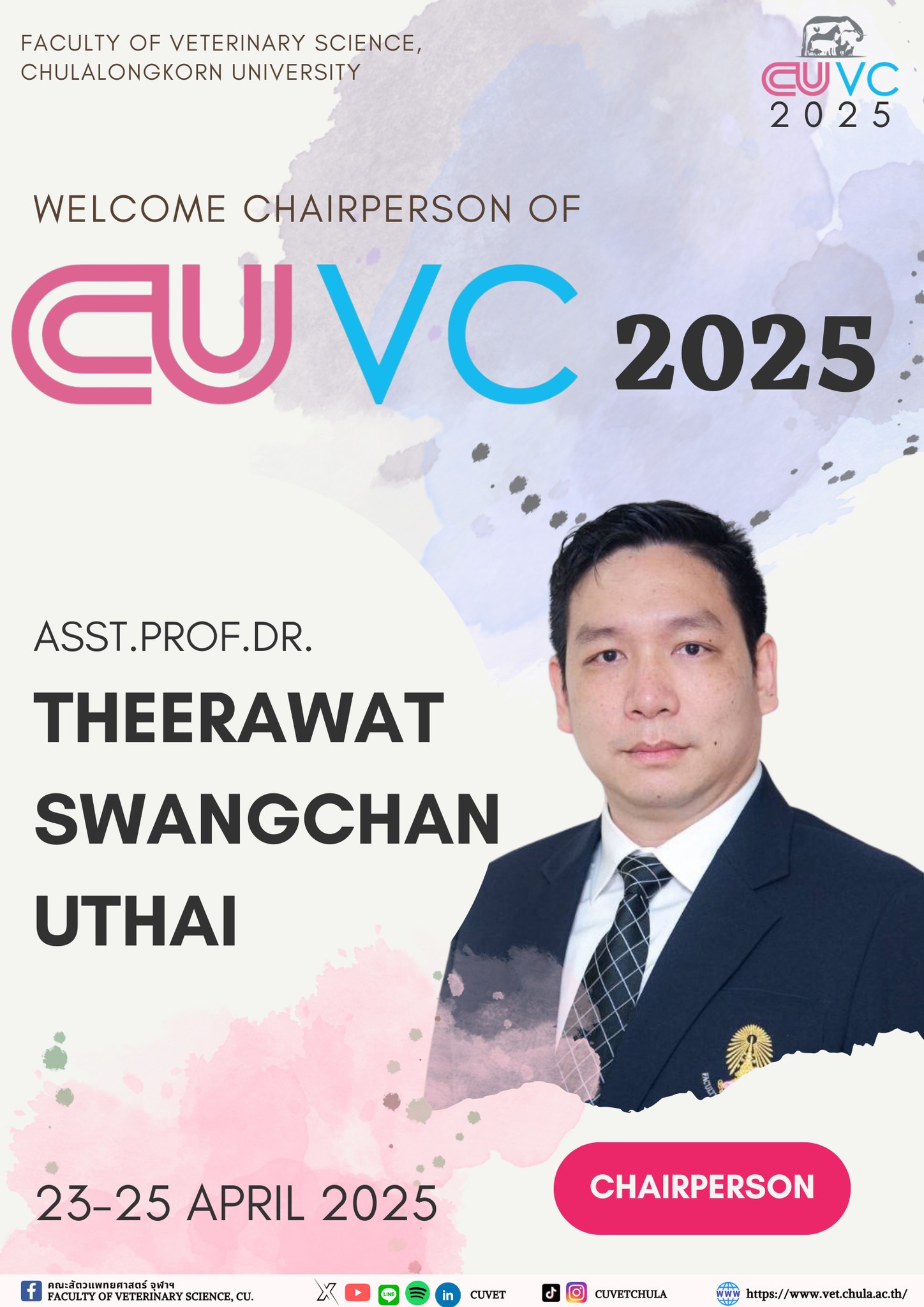 WELCOME CHAIRPERSON OF CUVC2025 welcome-chairperson-of-cuvc2025